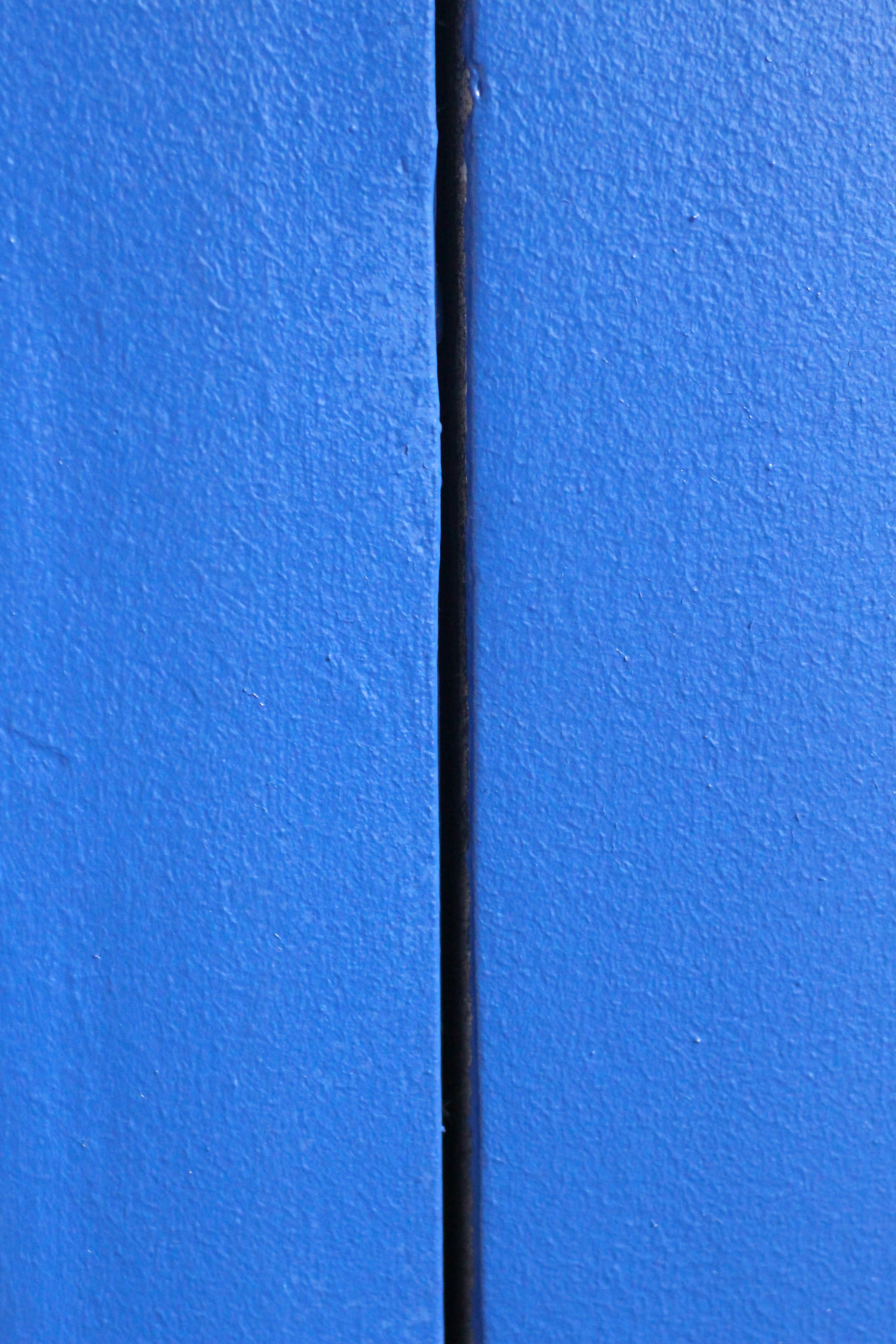 Blue paint, wall