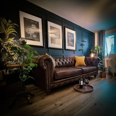 a couch in a room