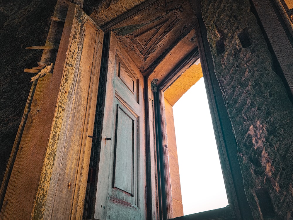 a window in a building