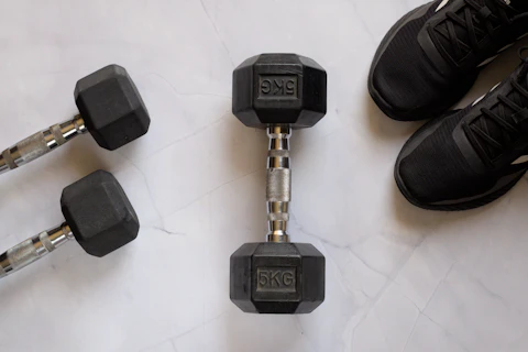 Hex Dumbbells, 2.5 kg Pair