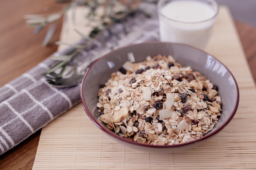 a bowl of cereal