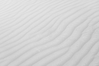 a close up of a snow covered field