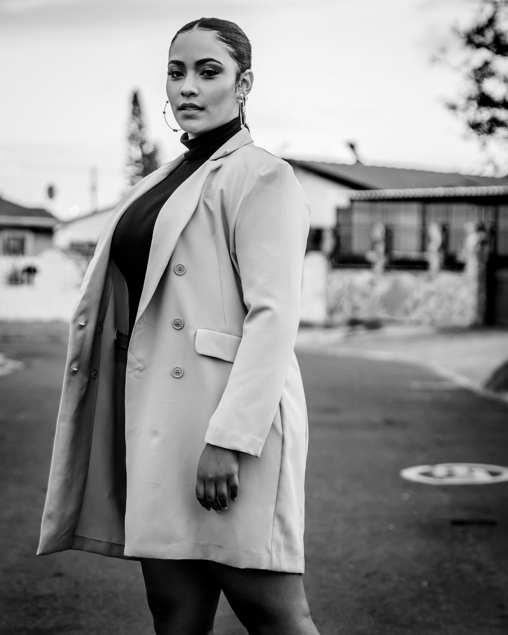 a person in a coat