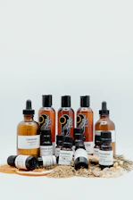 a group of bottles