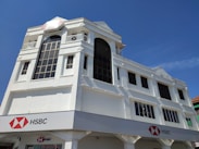 a white building with windows