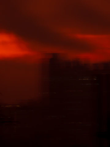 a red and orange sunset
