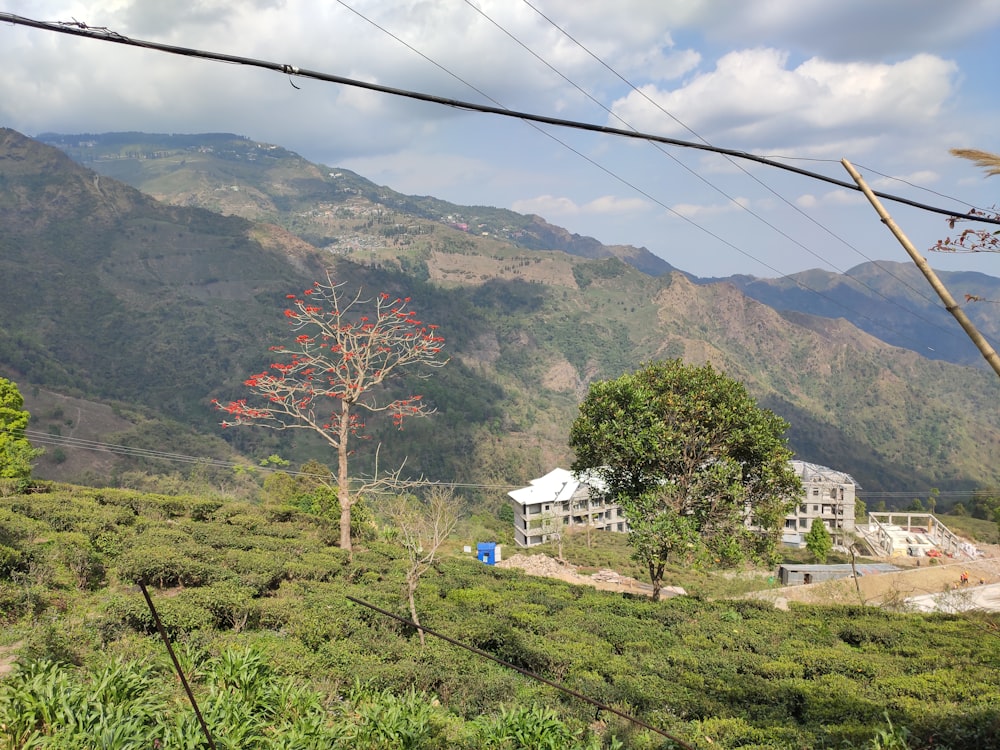 a small town in the mountains