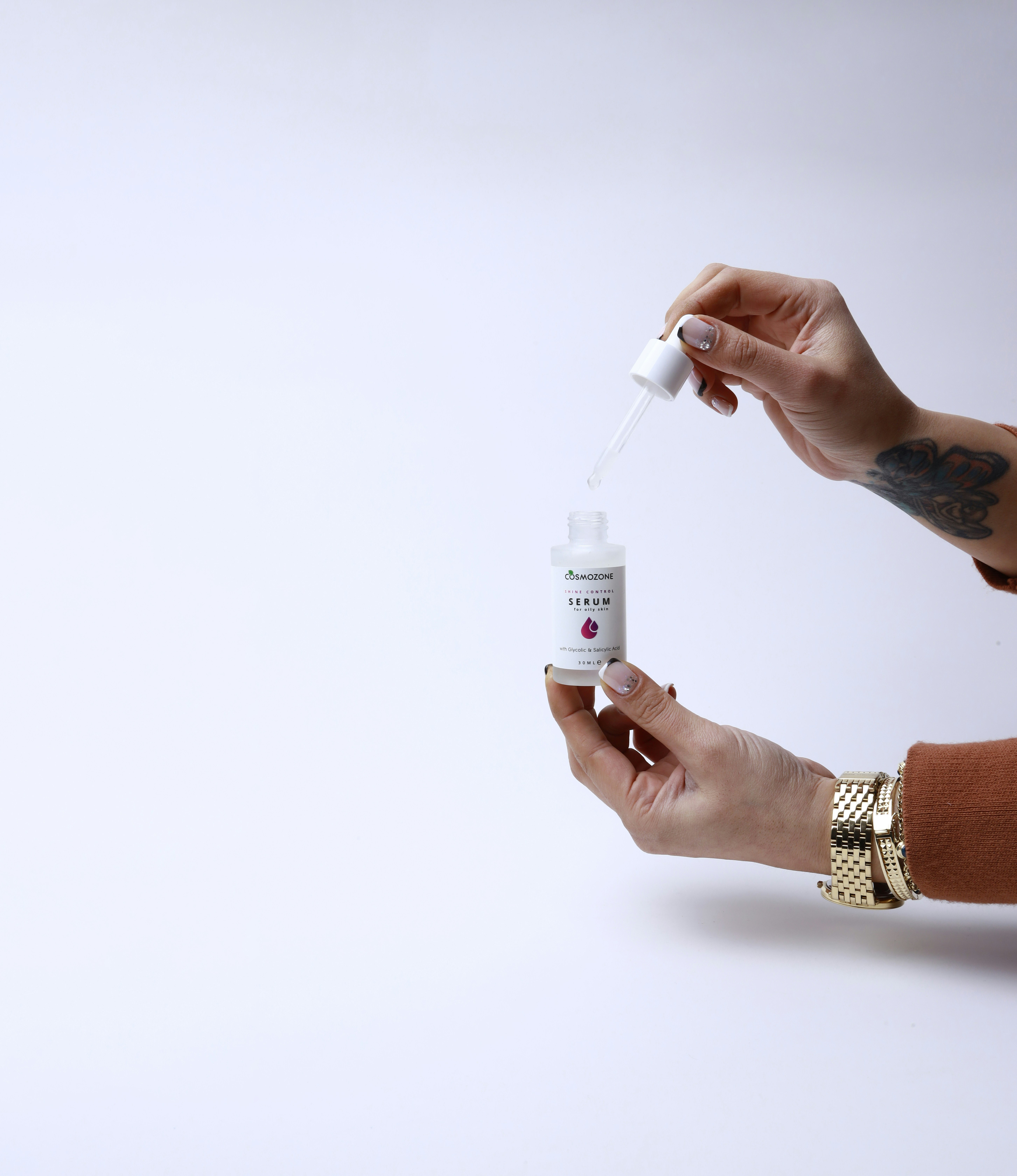 a person holding a syringe