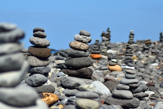 Stacks of sand and gitti neatly arranged at the Saikrupa Stone Crusher yard.