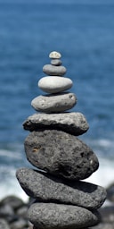 a stack of rocks