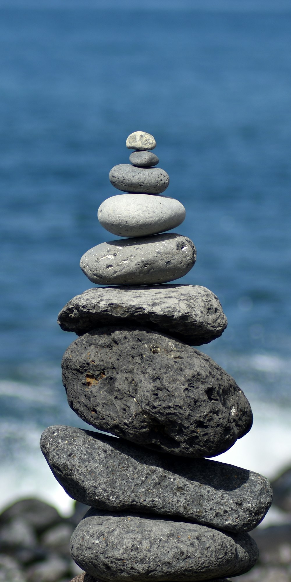 a stack of rocks