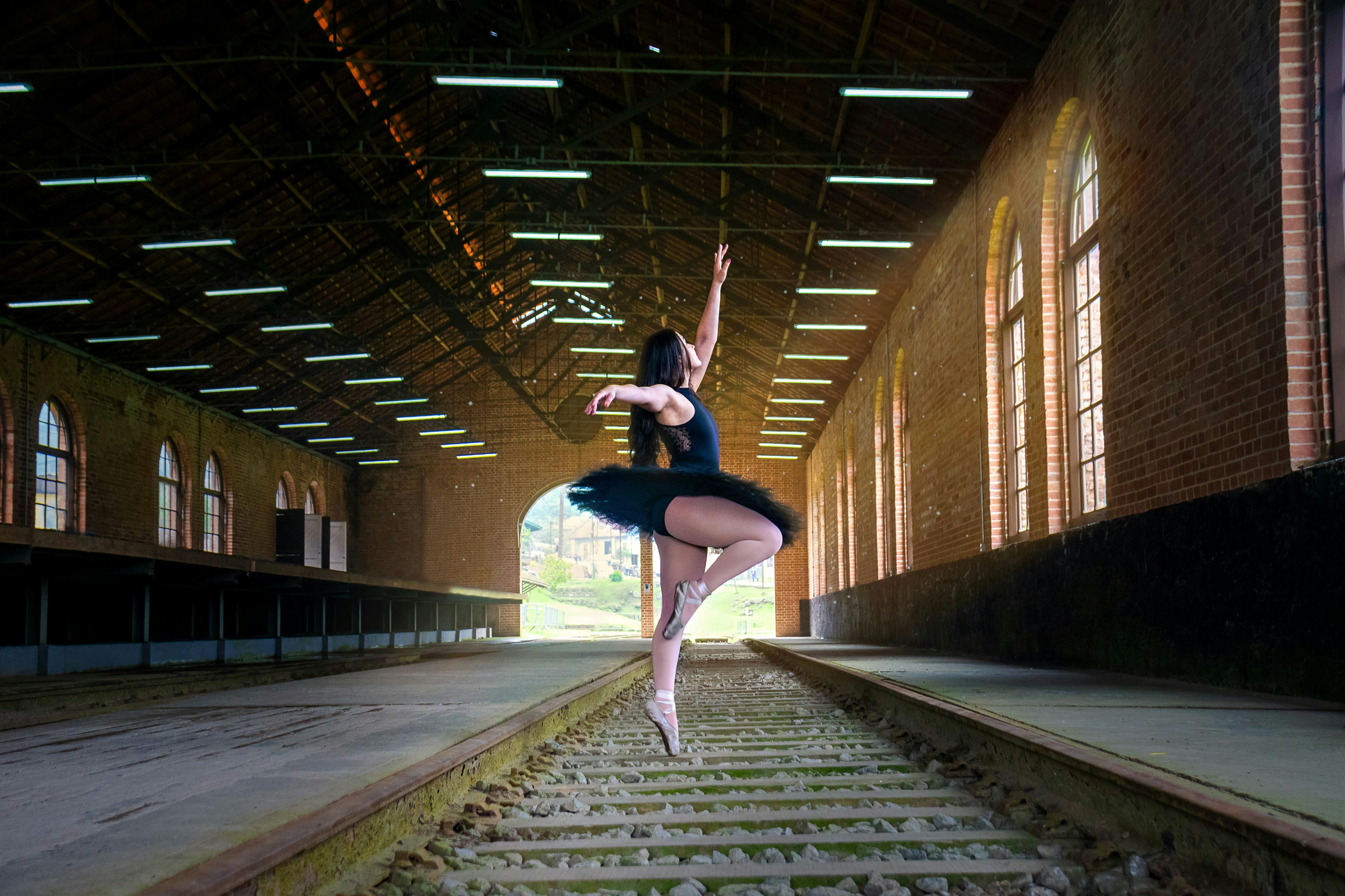 a person jumping in the air