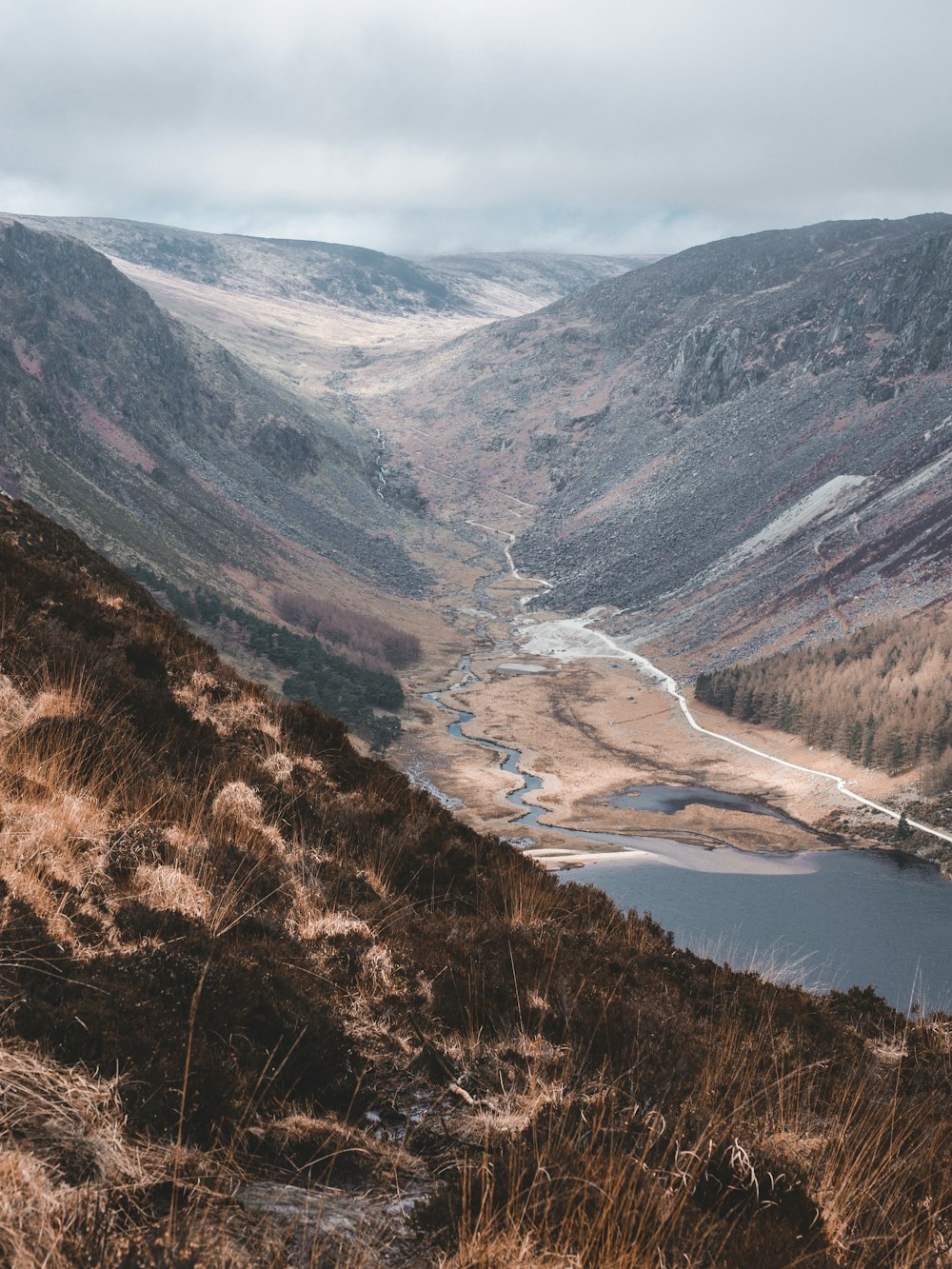 a river running through a valley