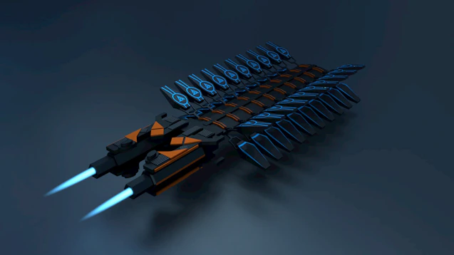 Futuristic concept sketch of a hybrid-powered patrol boat glowing softly in titanium hues.
