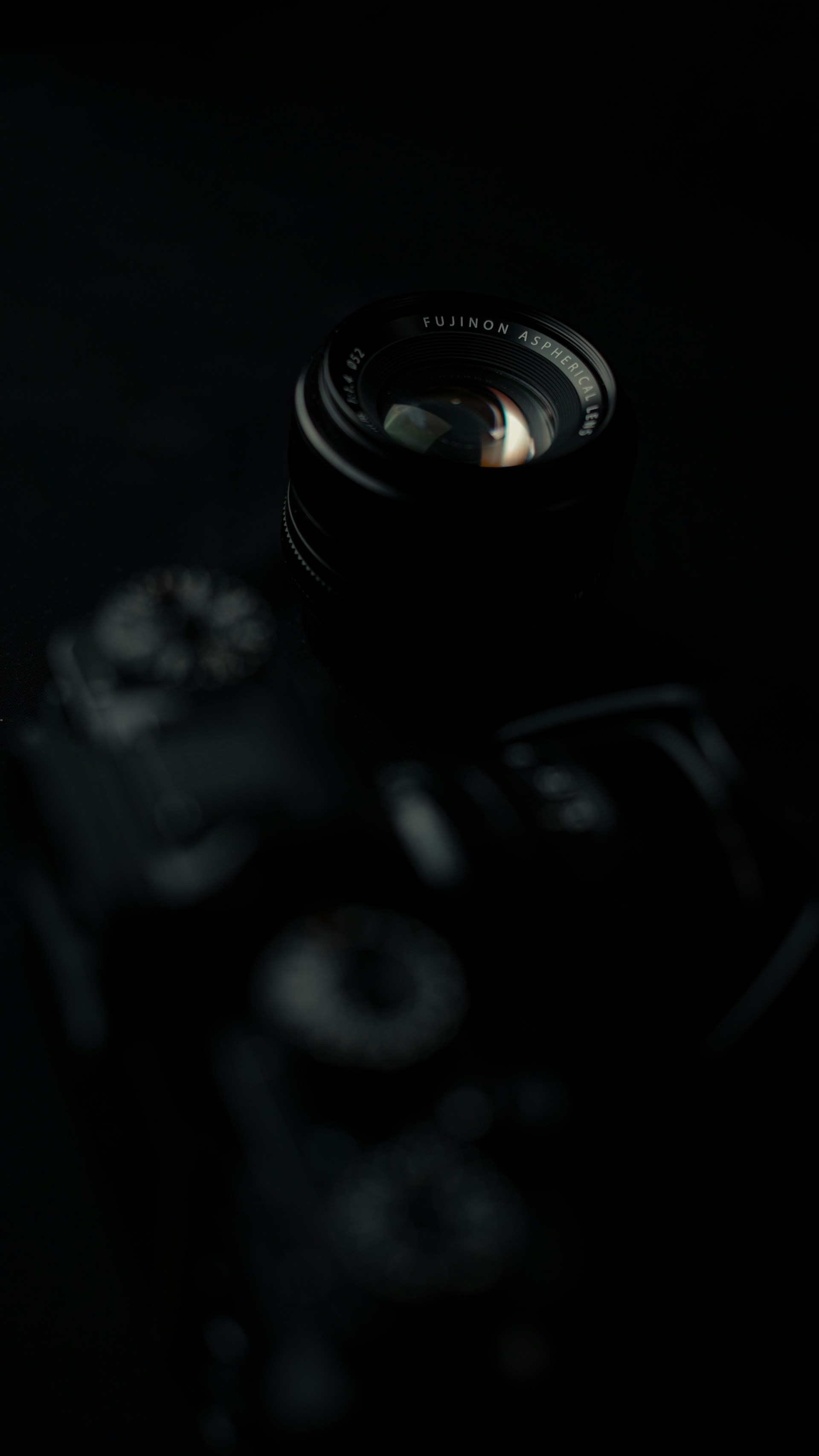 a person in a dark room