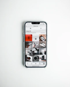A smartphone showing a targeted social media ad campaign in action.