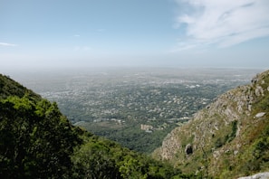 A panoramic view of the skyline from a La Varenya estate.