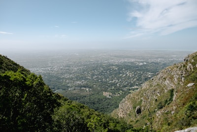 A panoramic view of Oaxaca showcasing its vibrant landscape.