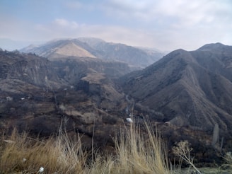 A panoramic view of the rugged Afghan landscape where the Aimaq people live.