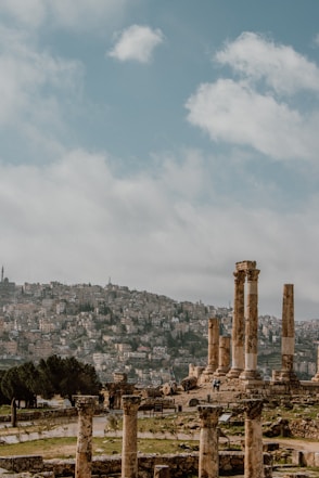 the ruins of the ancient city of jeras