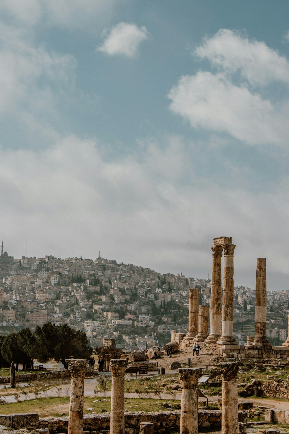 Die Ruinen der antiken Stadt Jeras
