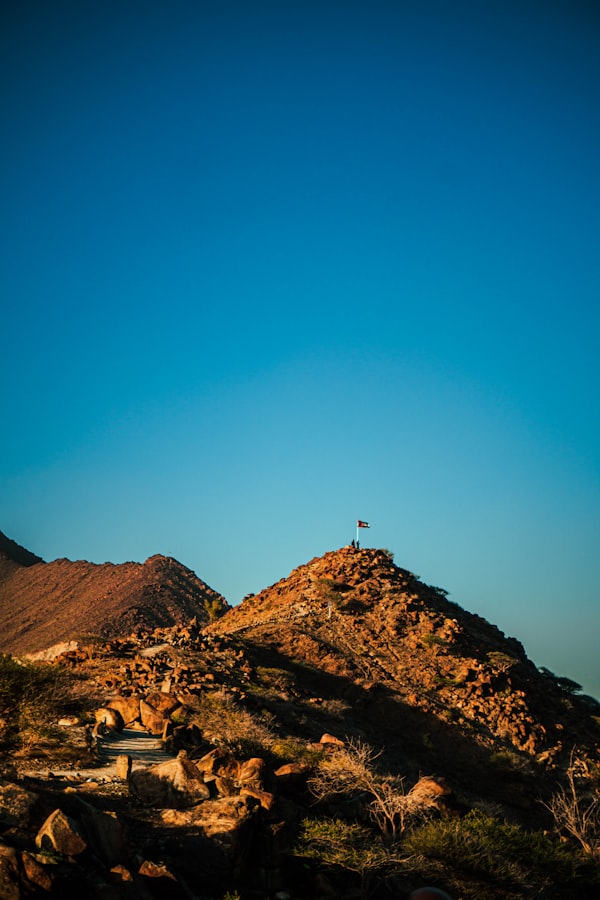 Fujairah mountains and landscape UAE