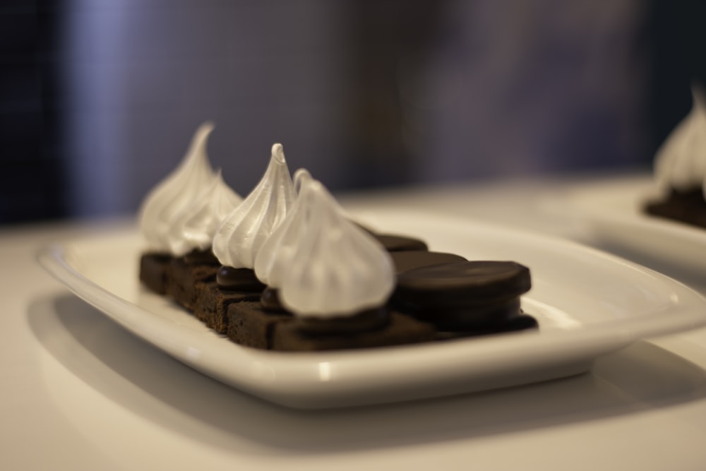 a close up of a plate of food on a table