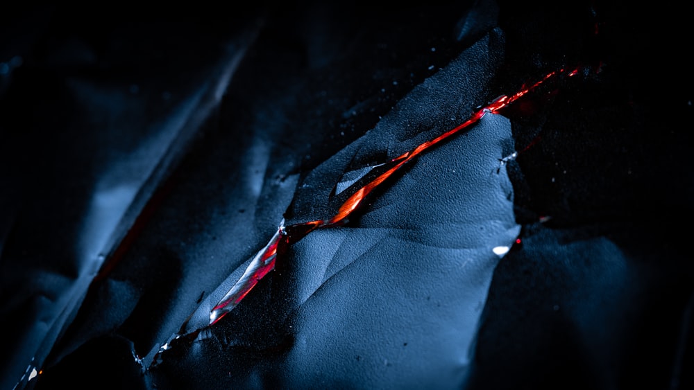 a close up of a piece of cloth on a table