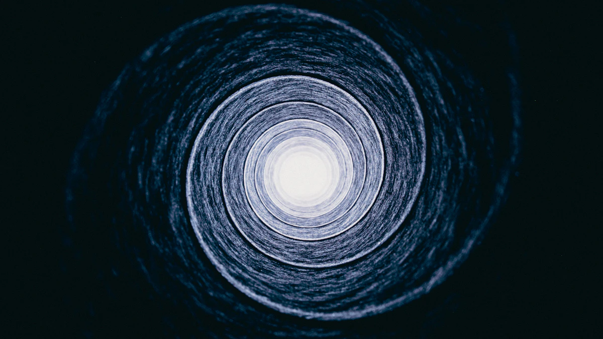 A spiral galaxy in deep space