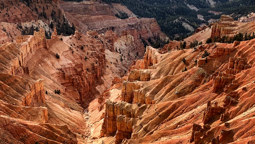 a view of the mountains from a high point of view