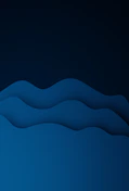 a dark blue background with wavy shapes