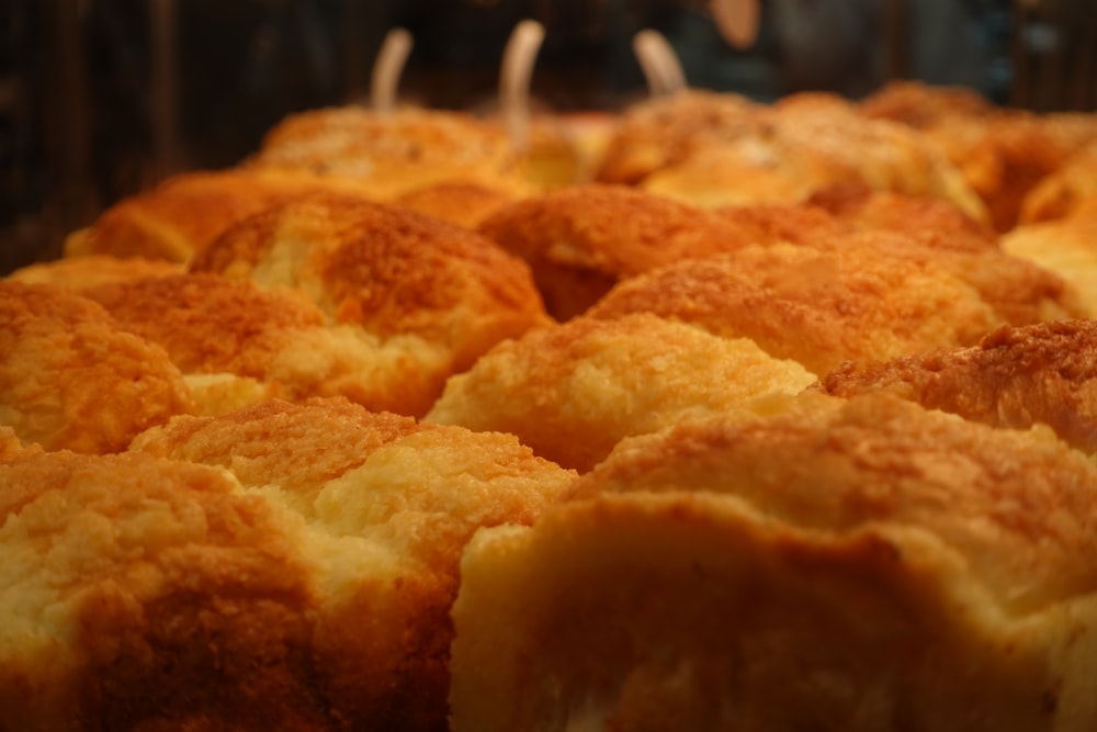 a close up of some food in a pan