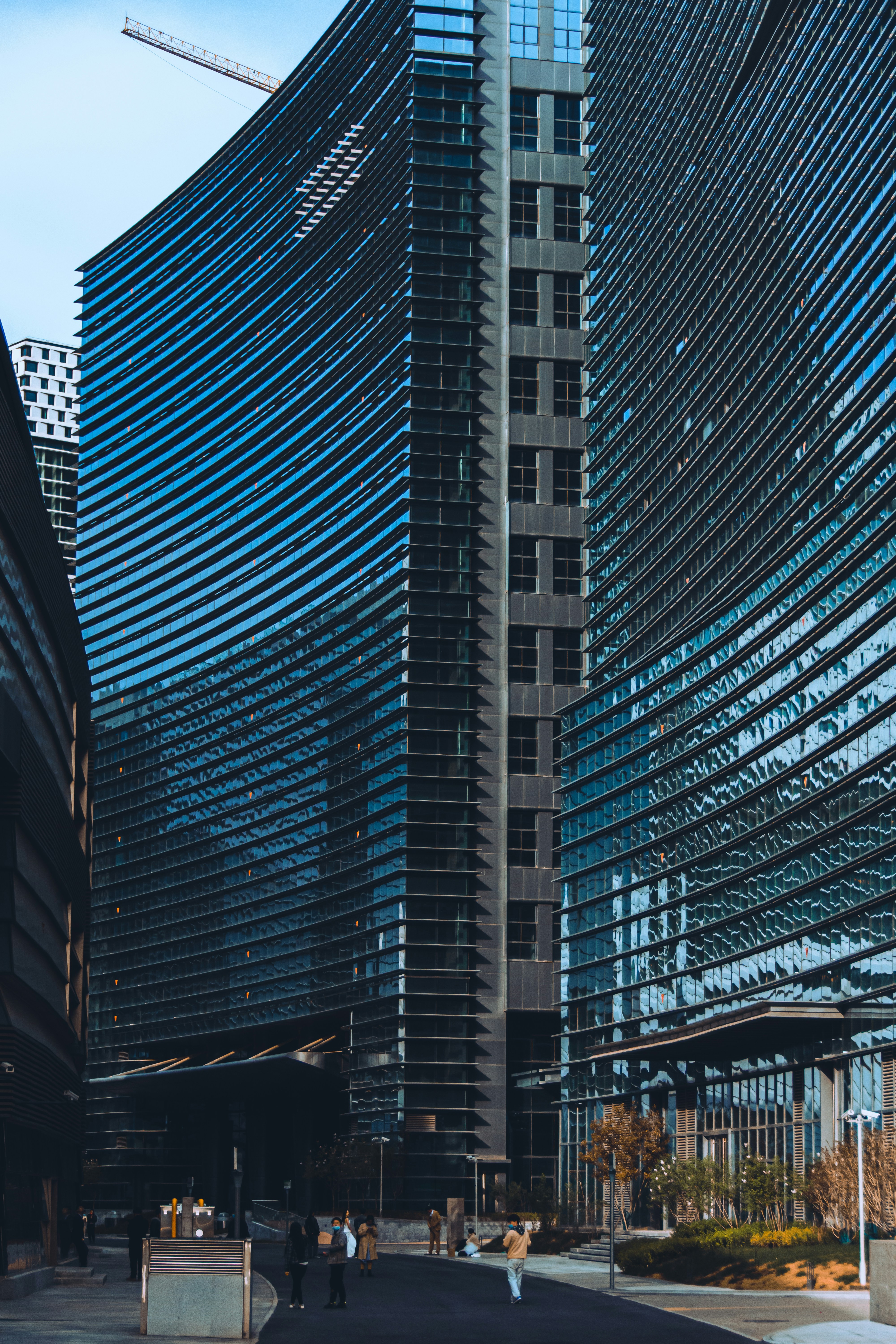 a very tall building with a lot of windows