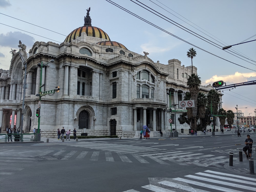 a large building with a dome on top of it