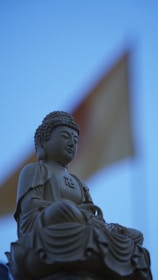 A serene trader meditating before market opens, symbolizing mental focus and control.