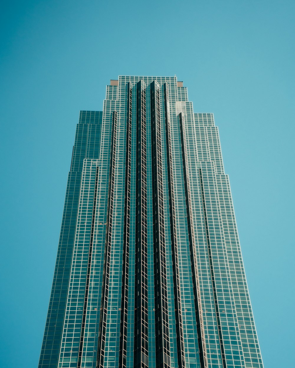 a very tall building with lots of windows