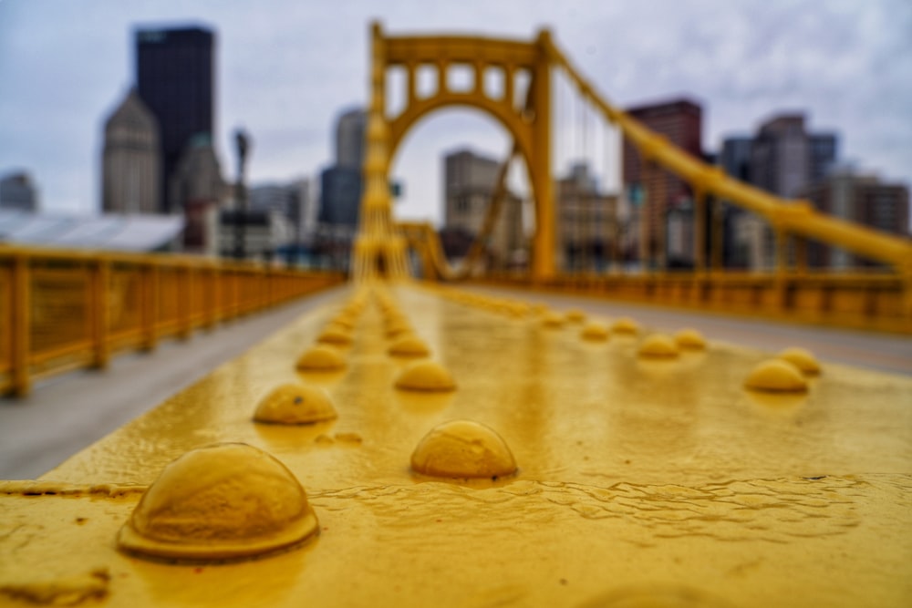 a bridge that has a bunch of rocks on it