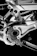Close-up of a custom 3D printed bicycle component with detailed texture.