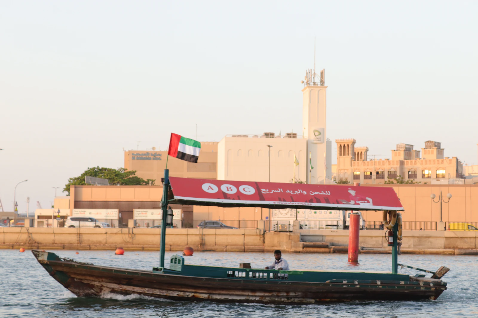 An abra on Dubai Creek, the quickest way from Bur Dubai to the Deira souks