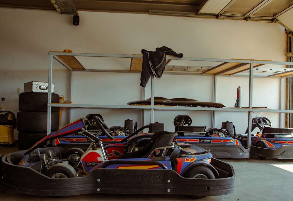 a room filled with lots of different types of cars