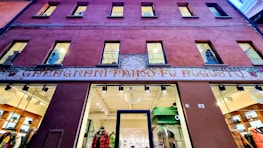 A bright, welcoming storefront of spazzolaart with Italian design elements.