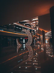 Close-up of finishing touches on infrastructure at Al Khobar Avenue Mall.