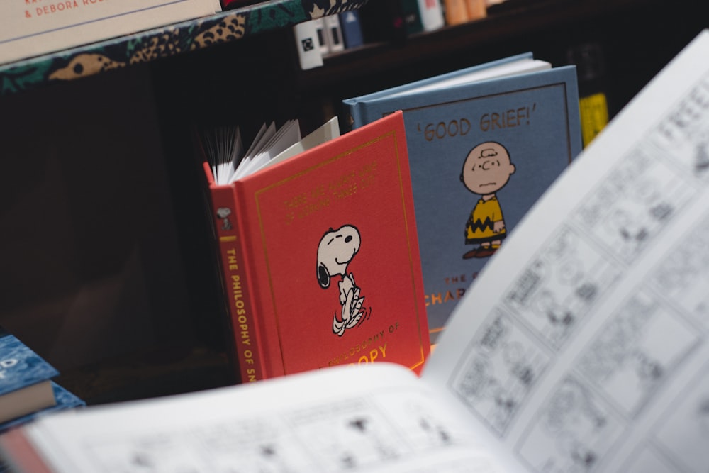 a bunch of books that are on a table