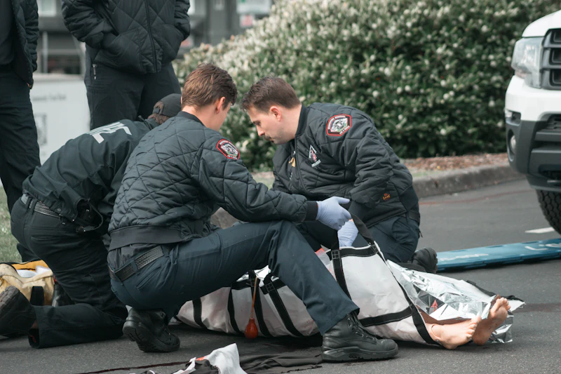 Paramedics on site