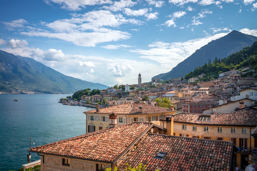 a view of a city next to a body of water