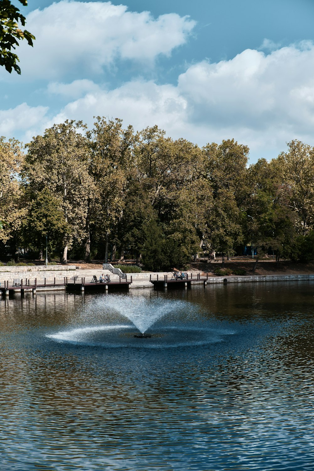 a jet ski in the middle of a body of water