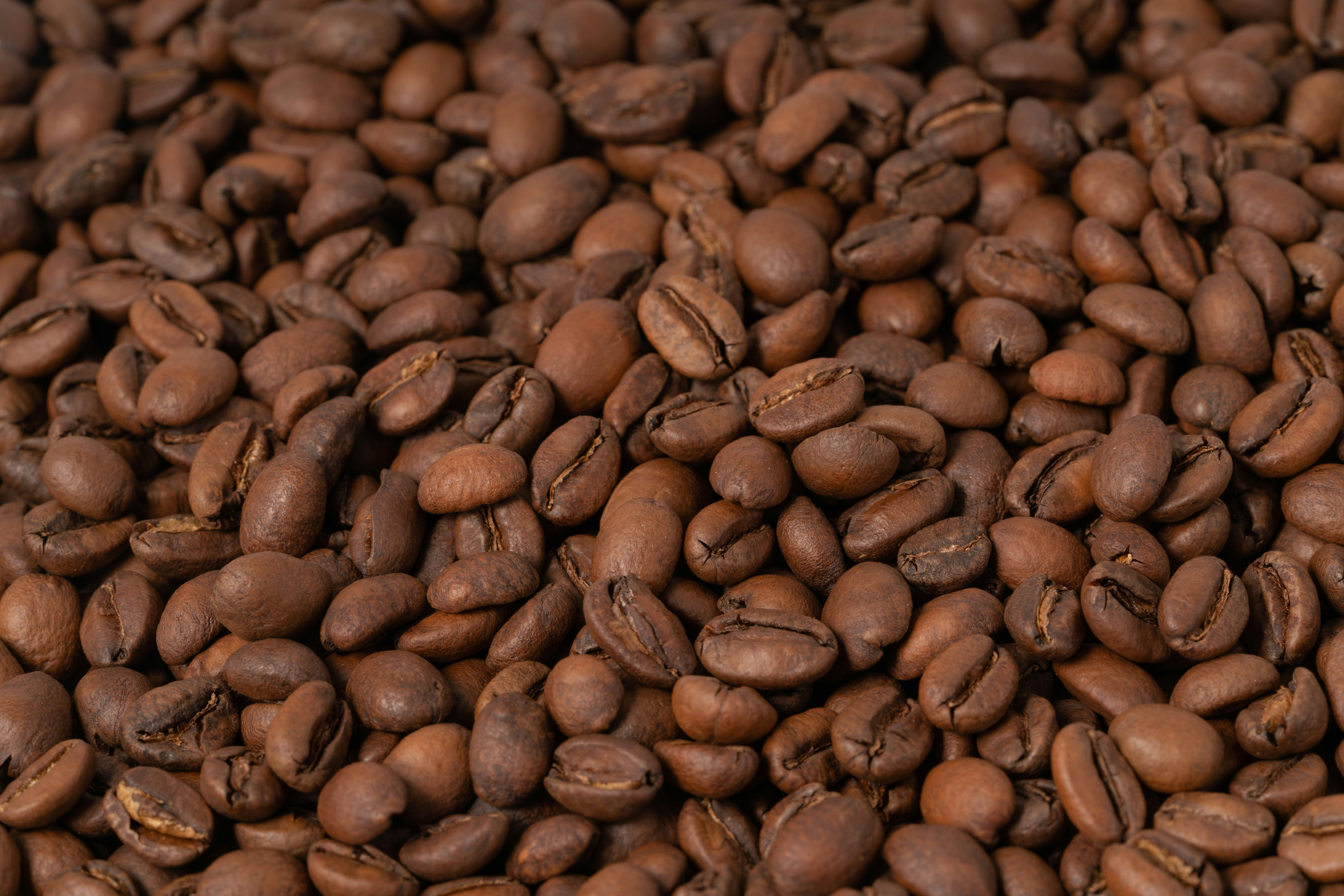 Natural process coffee beans