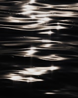 Subtle silver sound waves rippling across a minimalistic white canvas.