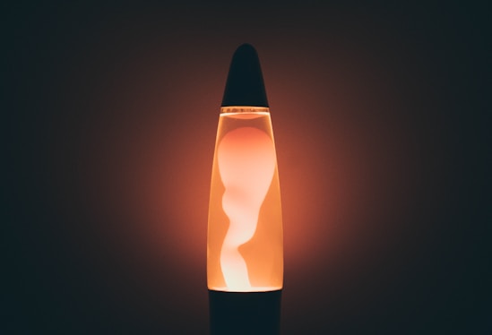 a light that is on top of a table