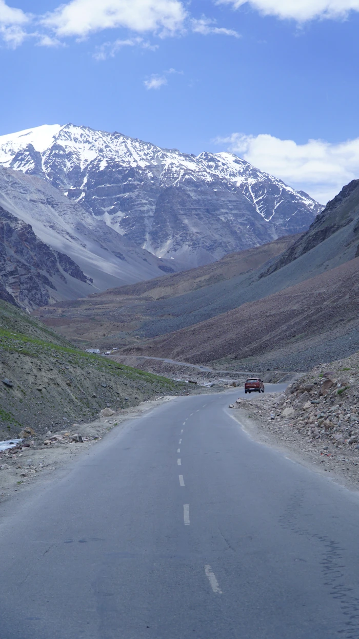 Indian mountain highway outstation travel